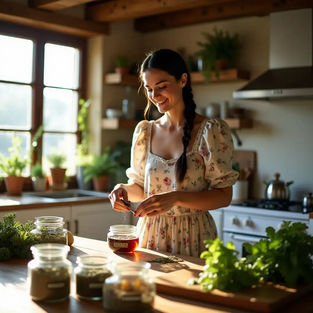 Főzőedény, amelyben a szívvédő tea készül, gőzölögve.