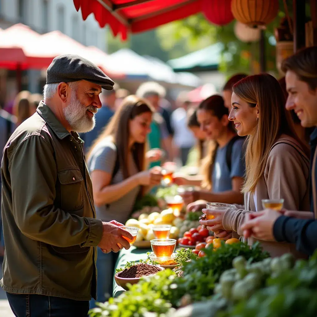 Szív alakú bögre, benne gőzölgő gyógynövény tea.
